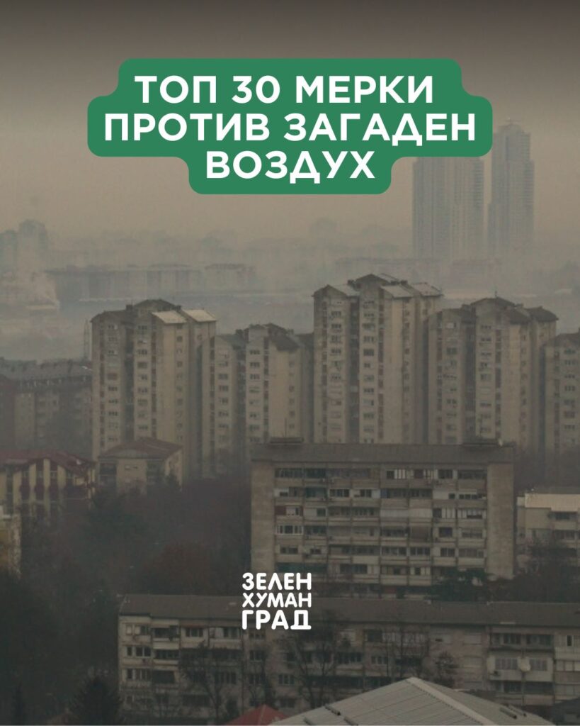 ТОП 30 МЕРКИ ПРОТИВ ЗАГАДЕН ВОЗДУХ ТОП 30 МЕРКИ ПРОТИВ ЗАГАДЕН ВОЗДУХ